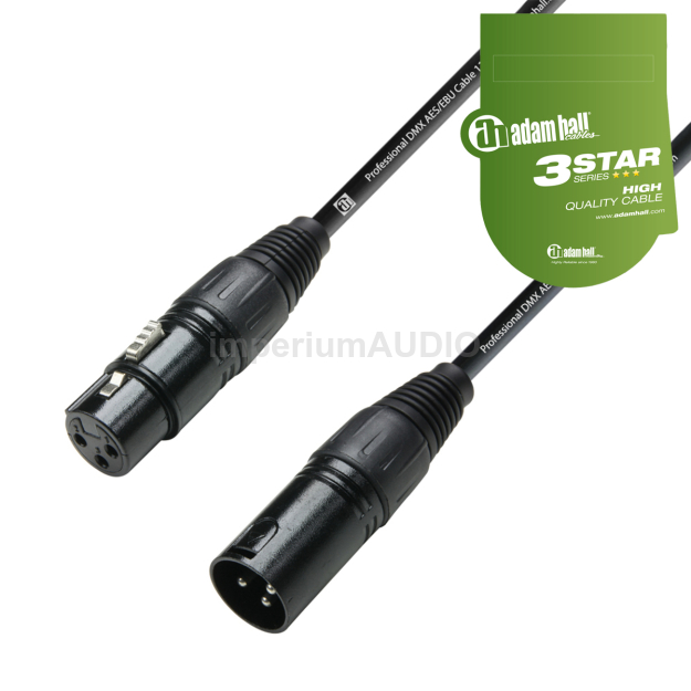 ADAM HALL K3DMF KABEL DMX AES 100Ohm XLR - XLR 20m