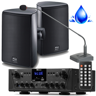 MAGNAT Symbol X 160 + POWER DYNAMICS PV-220BT Zestaw Instalacyjny IPX5 + Mikrofon D-30