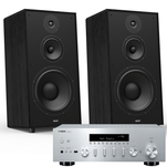 Indiana Line Utah 5 Kolumny podłogowe vintage black + Yamaha R-N600A Amplituner stereo z MusicCast z DAB+ - 2