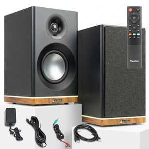 AUDIZIO KS12 80 W BT AKTYWNE KOLUMNY PODSTAWKOWE MONITORY HDMI LED BEIGE