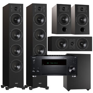 Indiana Line DIVA 6 + 3 + 7 + Basso 880 + ONKYO TX-RZ50 Zestaw kolumn kina 5.1