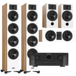 Indiana Line DIVA 6 + 3 + 7 + Marantz Cinema 60 DAB Zestaw kolumn kina 5.0 - 2