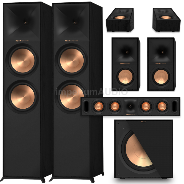 KLIPSCH R-800F + R-50M + R-30C + R-40SA + R-121SW 7.1