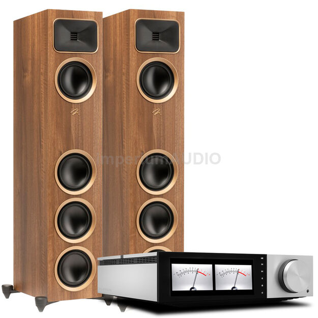 MARTIN LOGAN FOUNDATION F1 Gen2 + Cambridge Audio EVO 150 Delorean Edition Wzmacniacz All-in-One