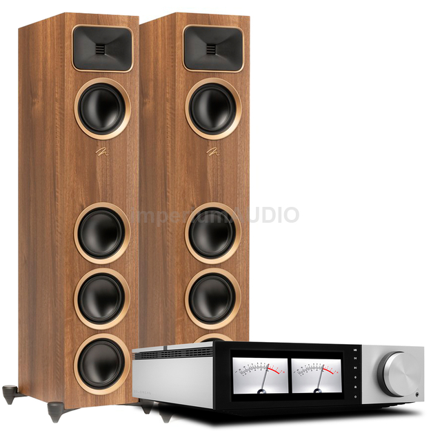 MARTIN LOGAN FOUNDATION F1 Gen2 + Cambridge Audio EVO 150 Delorean Edition Wzmacniacz All-in-One