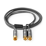 Nedis Profigold Kabel do subwoofera TYP Y 2x RCA-1x RCA 3m - 2