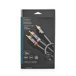 Nedis Profigold Kabel do subwoofera TYP Y 2x RCA-1x RCA 3m - 11