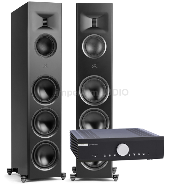MARTIN LOGAN Motion Reimagined XT F200 Kolumny podłogowe + Musical Fidelity M6si