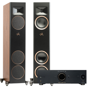 MARTIN LOGAN Motion Reimagined F10 Kolumny podłogowe + Onkyo Icon A-50 Black Wzmacniacz stereo