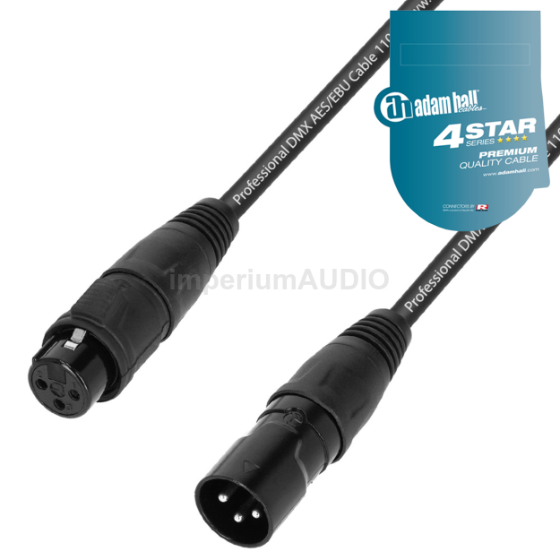 ADAM HALL K4DMF KABEL CYFROWY DMX AES/EBU XLR - XLR 3pin 5m