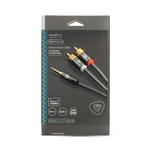 Nedis Profigold Kabel Audio Stereo 2x RCA - 1x JACK 3,5mm 5m - 7