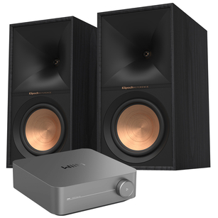 KLIPSCH R-60M II + WiiM Amp PRO Zintegrowany wzmacniacz sieciowy Hi-Res HDMI ARC Wi-Fi 6