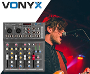 Vonyx Mikser VMM-F401 Mikser muzyczny 4-kanałowy USB RCA - 4