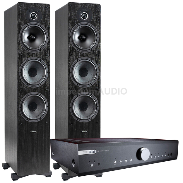 Indiana Line Tesi 661 Black + Musical Fidelity B1xi Zintegrowany wzmacniacz stereo EISA