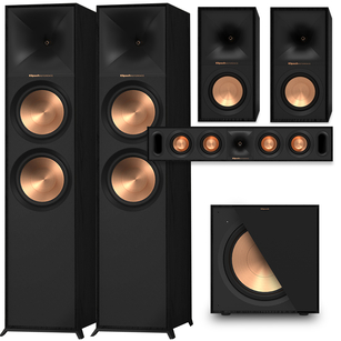 KLIPSCH R-800F + R-50M + R-30C + R-121SW Zestaw kolumn 5.1