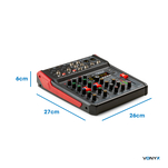 Vonyx VM-KG06 Mikser muzyczny 6-kanałowy REC BT/DSP/USB - 9