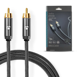 Nedis Profigold Kabel do subwoofera 1x RCA - 1x RCA 3m