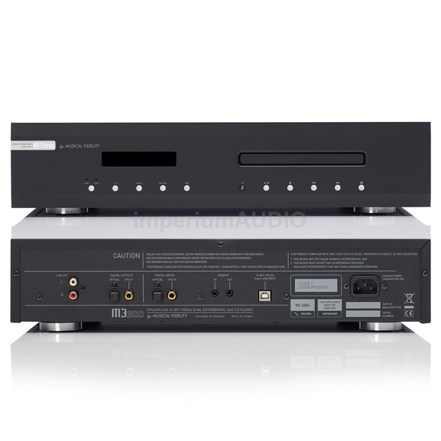 Musical Fidelity M3SCD Odtwarzacz CD DAC Burr-Brown PCM1796 24 bit Delta-Sigma