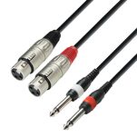 ADAM HALL K3TFP KABEL AUDIO 2x XLR - 2x JACK 3m - 2