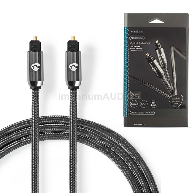 Nedis Profigold Kabel Audio Optyczny Toslink - Toslink 5m