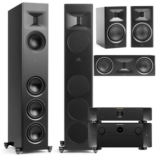 MARTIN LOGAN Motion Reimagined XT F100 + B10 + C10 + Marantz AMP 30 + AV 30 Zestaw kolumn kina 5.0