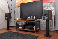 NorStone Stylum 2 Stand Statyw pod monitory Oak Dąb PARA - 6