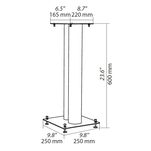 NorStone Stylum 2 Stand Statyw pod monitory Oak Dąb PARA - 7