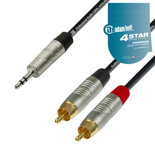 ADAM HALL K4YWCC KABEL AUDIO 2xRCA - JACK 3.5 3m