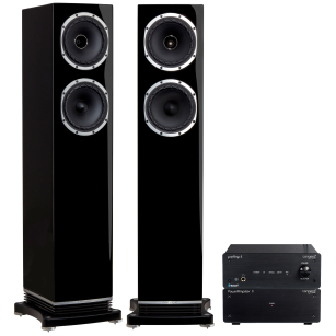 FYNE AUDIO F501 HG + Tangent PowerAmpster II + PreAmp II Końcówka mocy + przedwzmacniacz Stereo BT