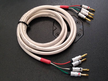 REAL CABLE SPI-VIM415 4x1,5mm2 Przewód głośnikowy zestaw do bi-wiringu 4m