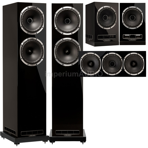 FYNE AUDIO F502S + F500S + F500S LCR Zestaw kolumn kina 5.0