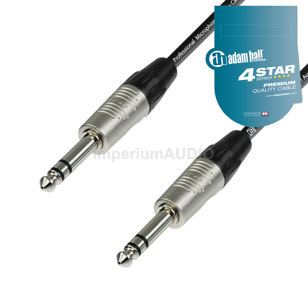 ADAM HALL K4BVV KABEL AUDIO JACK - JACK STEREO 1.5m