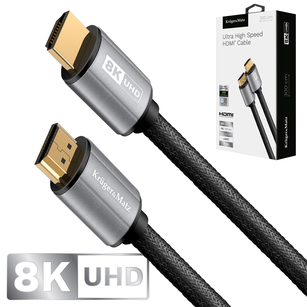 Kruger&Matz Kabel Przewód HDMI 2.1 UHD 8K 3m