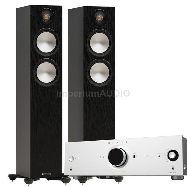 MONITOR AUDIO Bronze 300 7G + ONKYO ICON Series A-50 SIECIOWY WZMACNIACZ STEREO Klasy AB
