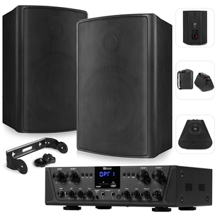 POWER DYNAMICS BGO50 5.25" + PV-240BT WZMACNIACZ 4 STREFOWY BT