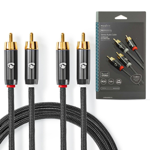 Nedis Profigold Kabel Audio Stereo 2x RCA - 2x RCA 1m