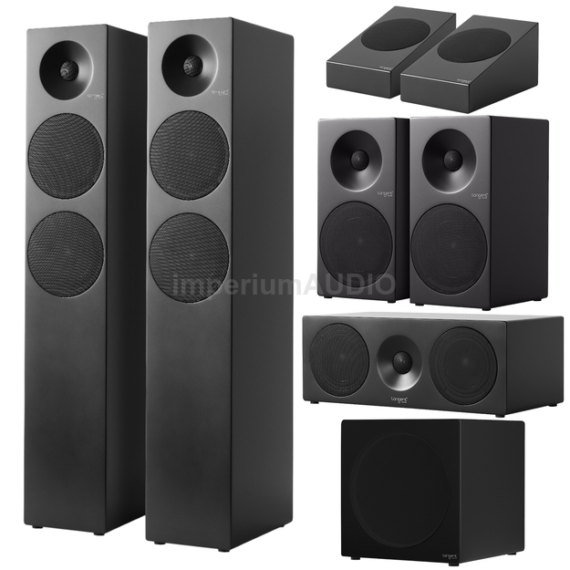 Tangent Spectrum II X6 + X5 + XC + XSW8 + XATM Zestaw kolumn kina 7.1