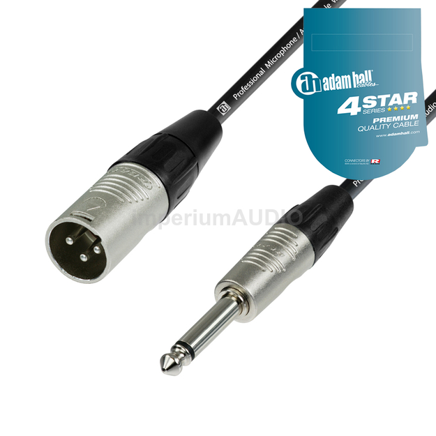 ADAM HALL K4MMP KABEL MIKROFONOWY JACK - XLR 1.5m