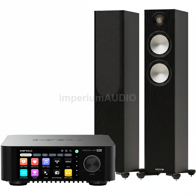 EverSolo PLAY Wzmacniacz ALL-IN-ONE CD EDITION + Monitor Audio Bronze 300 7G