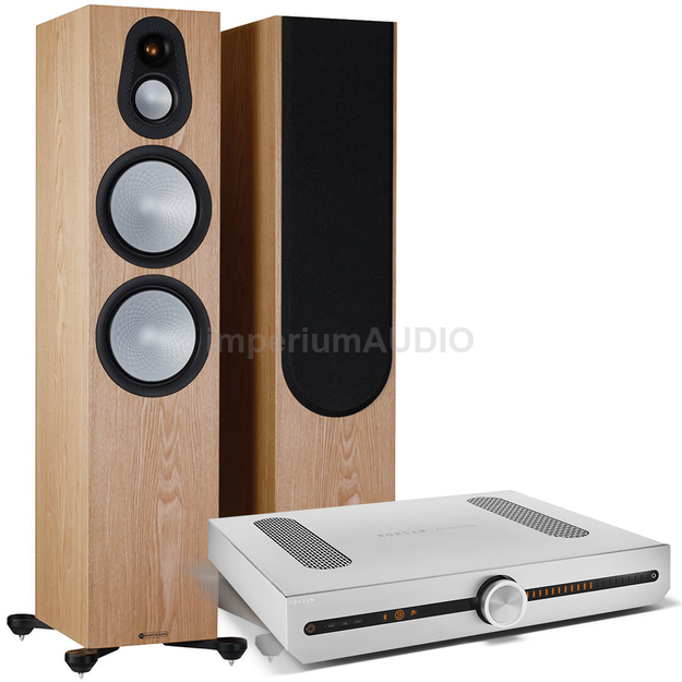 MONITOR AUDIO Silver 500 + Roksan Attessa Streaming Wzmacniacz BluOS MQA BT