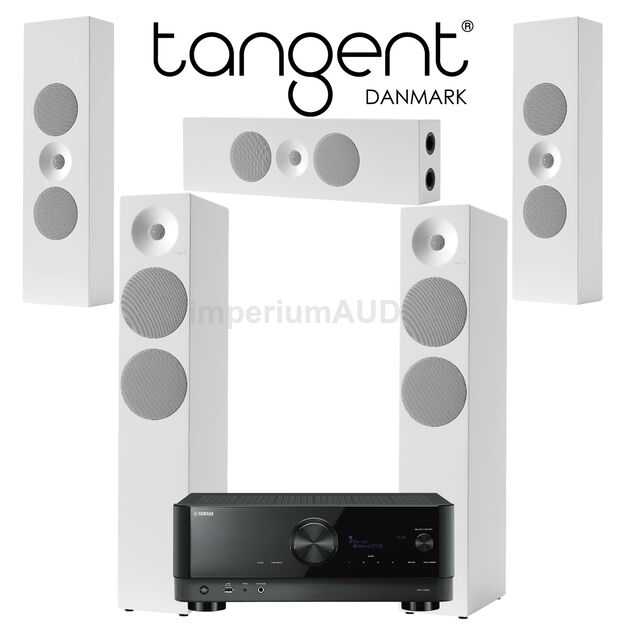 Tangent Spectrum II X6 x2 + XLCR x3 + YAMAHA RX-V6A Zestaw kina 5.0