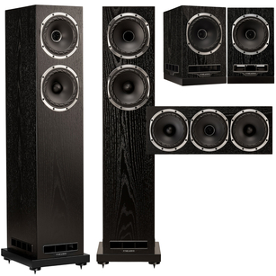 FYNE AUDIO F501S + F500S + F500S LCR Zestaw kolumn kina 5.0
