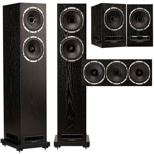 FYNE AUDIO F501S + F500S + F500S LCR Zestaw kolumn kina 5.0