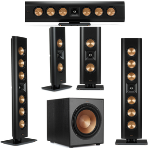 KLIPSCH RP-640D RP-240D + R-120SW Zestaw kolumn naściennych On-Wall 5.1