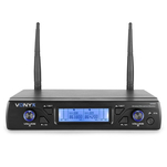 VONYX WM62B ZESTAW BEZPRZEWODOWY PODWÓJNY MIKROFONÓW NAGŁOWNYCH I NA KLIP UHF - 3
