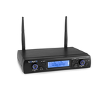 VONYX WM62B ZESTAW BEZPRZEWODOWY PODWÓJNY MIKROFONÓW NAGŁOWNYCH I NA KLIP UHF - 4