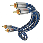 Inakustik Premium II Audio Wysokiej jakości kabel audio 2x RCA - 2x RCA 0,75m - 2