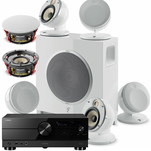 FOCAL DOME FLAX ZESTAW KOLUMN SUB AIR + ICW4 7.1 Dolby Atmos + YAMAHA AVENTAGE RX-A2A - 2