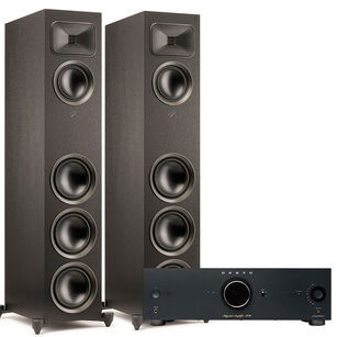 MARTIN LOGAN FOUNDATION F2 Kolumna podłogowa + Onkyo Icon A-50 Black wzmacniacz stereo