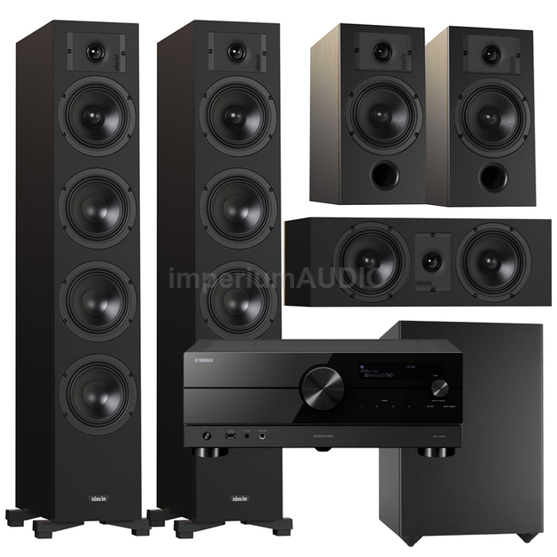 Indiana Line DIVA 6 + 3 + 7 + Basso 880 + YAMAHA RX-A2A Aventage Zestaw kolumn 5.1